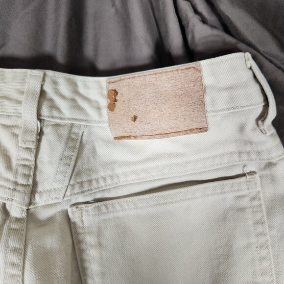 Marithe & Francois Girbaud Straight Leg Denim Pants Womens 9/10 High Waist FLAWS - Picture 10 of 15